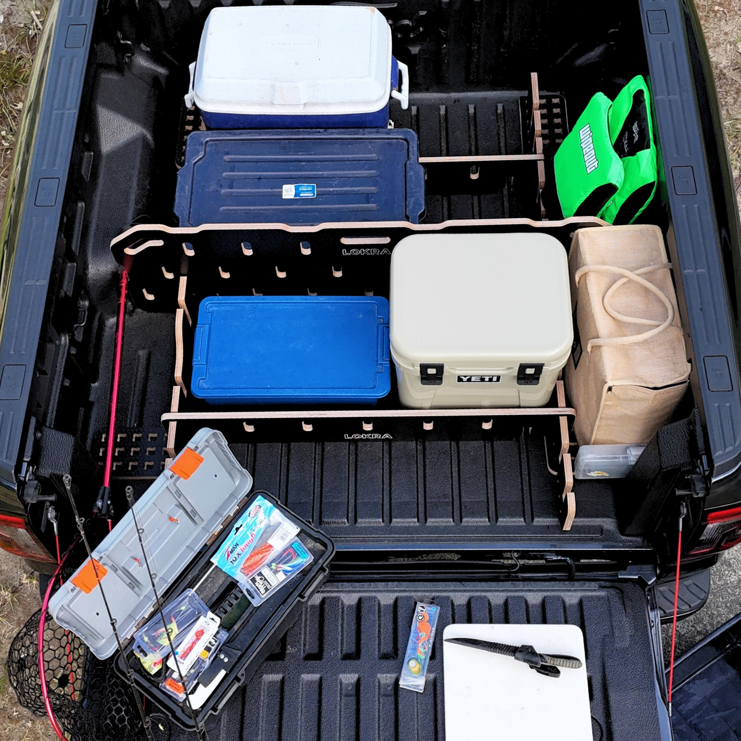 Ute Tray Storage Divider - Toolbox & Drawer Alternative | LOKRA