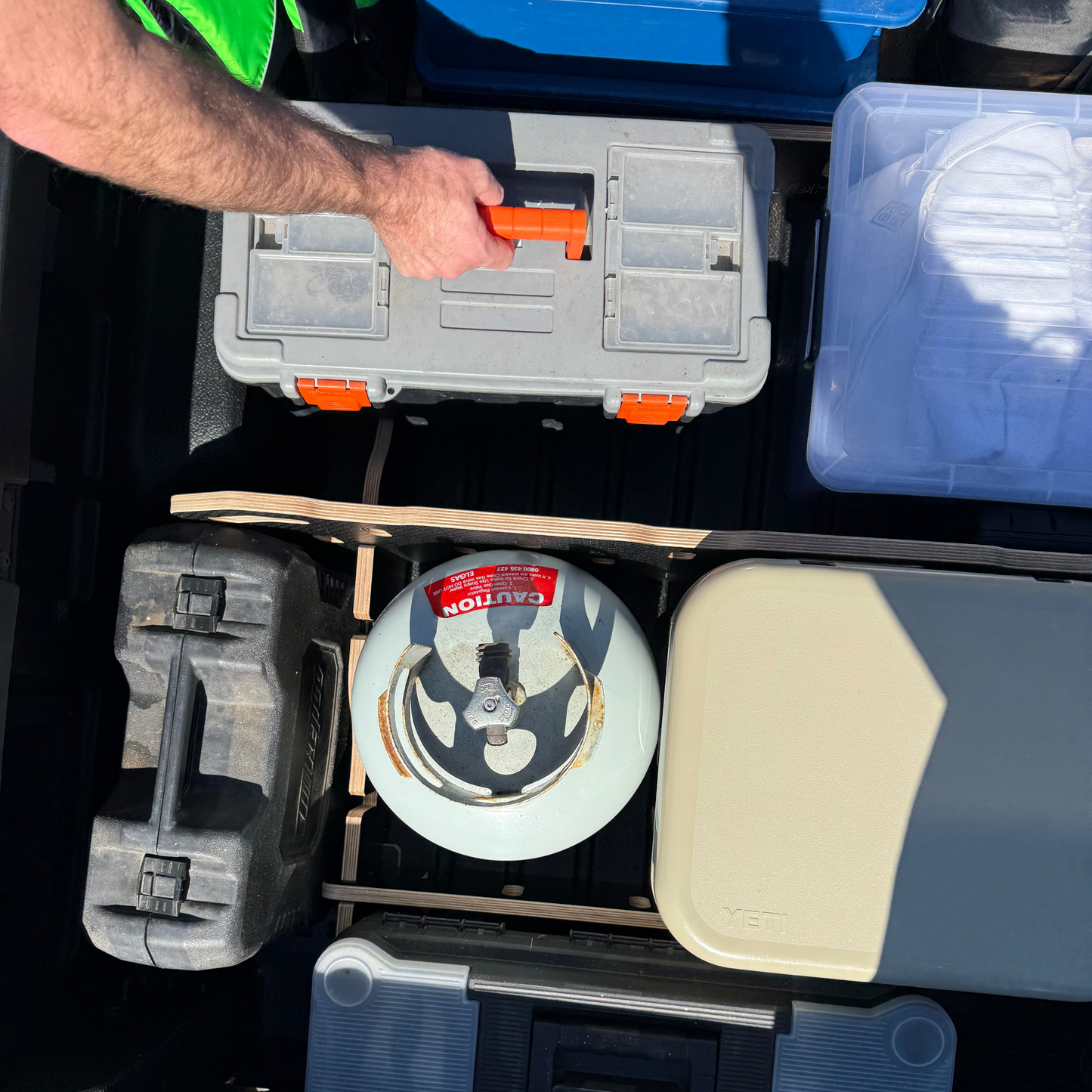 Ute Tray Storage Divider - Toolbox & Drawer Alternative | LOKRA
